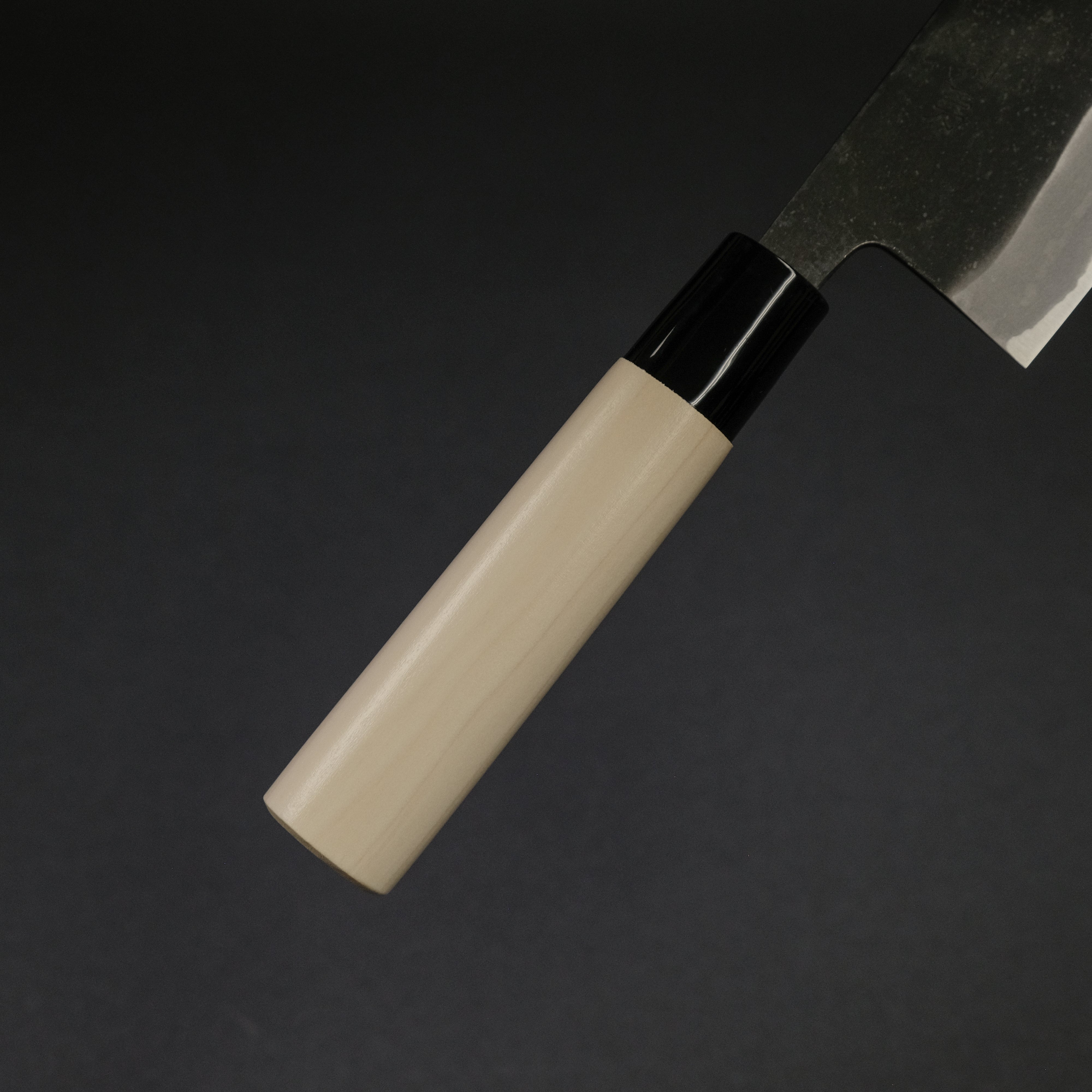 Premium Japanese Nakiri Knife 165mm - Morihei Kikuyu White #2 Kurouchi with Poplar Handle - Perfect for Vegetable Chopping, Sushi Prep & Asian Cuisine