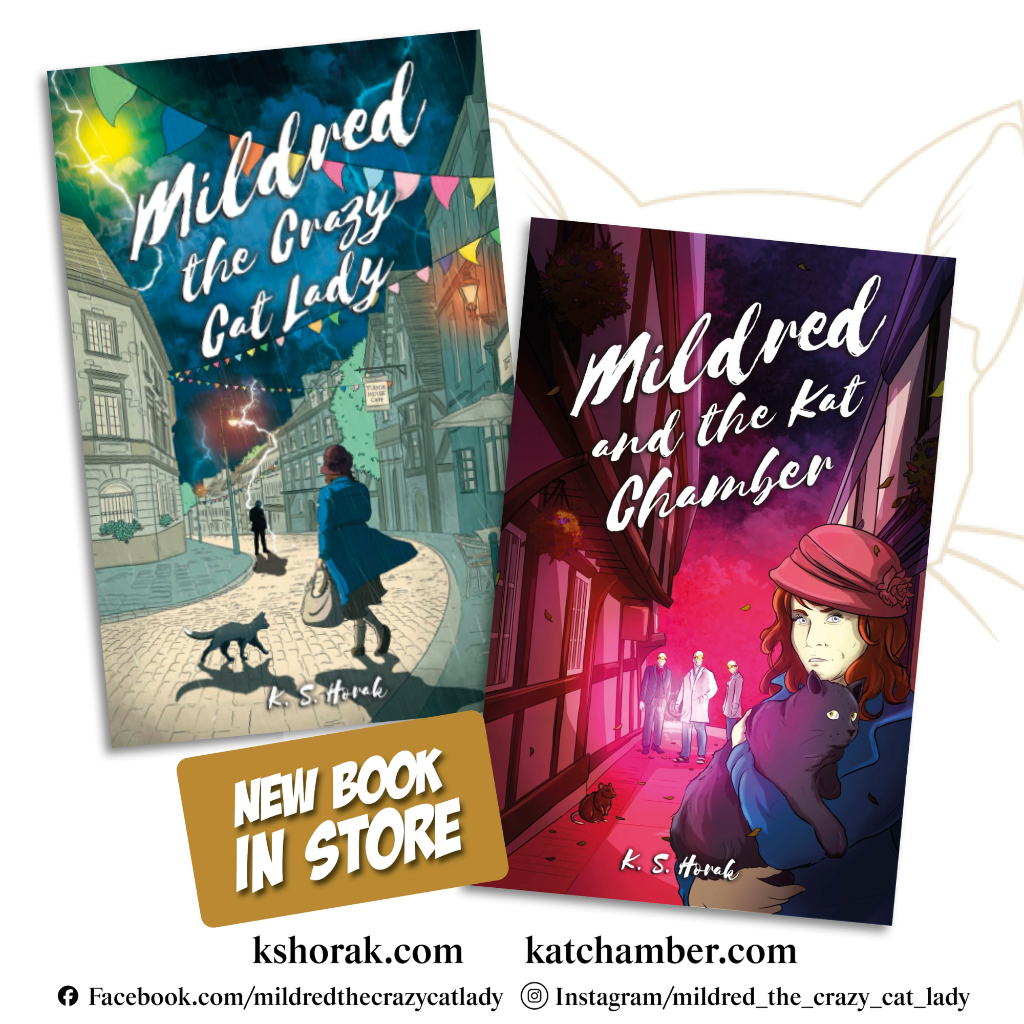 Mildred The Crazy Cat Lady & Mildred and the Kat Chamber - 2 Book Set for Cat Lovers | Perfect Gift for Cat Owners & Feline Enthusiasts | Great for Reading Aloud to Kids & Cat-Themed Book Clubs