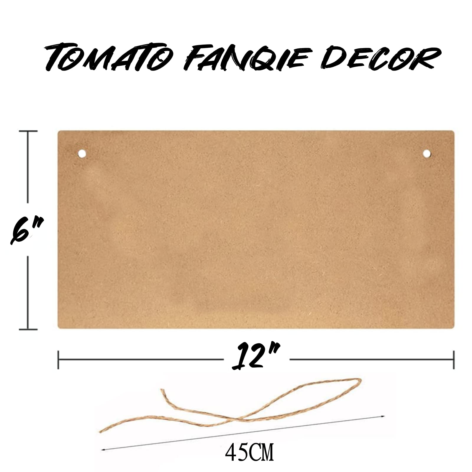 Self-Cleaning Wood Wall Art - Kitchen Decor for Home & Office (12x6 Inch)