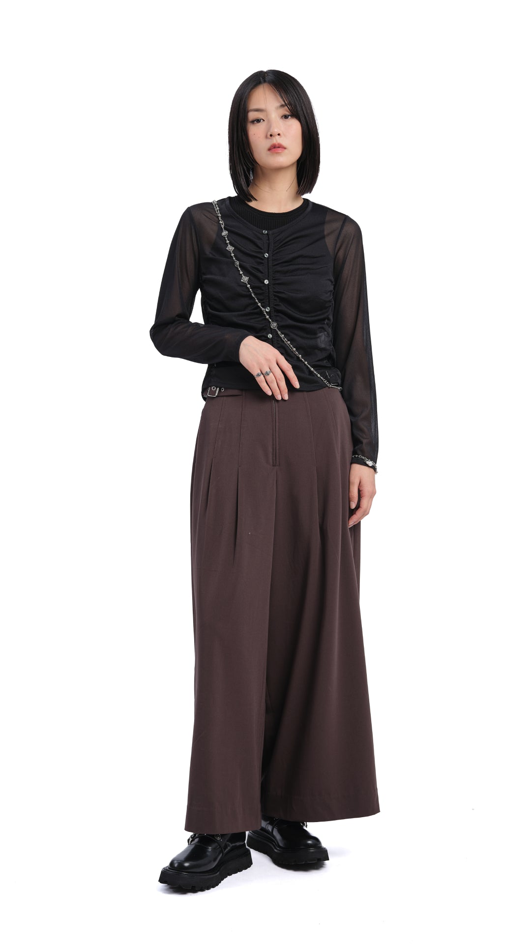 Sheer Gathered Jacket for Women - Lightweight Lace Cover Up - Elegant Evening Wear for Parties, Weddings & Date Nights