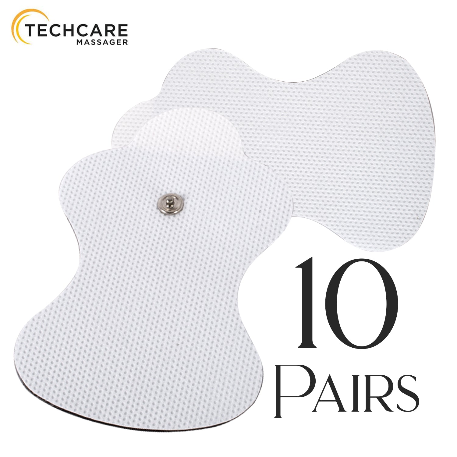 Omron TENS Unit Replacement Electrodes - Conductive Gel Pads for Muscle Stimulator Therapy - Perfect for Pain Relief, Muscle Recovery & Physical Therapy at Home