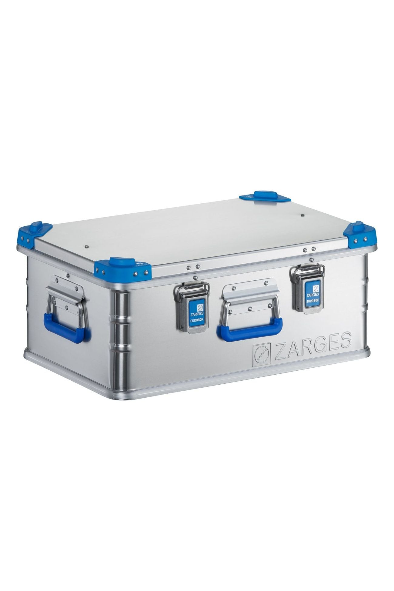Zarges K440 Medium Duty Aluminum Cargo Storage Case - 42L Waterproof & Durable Tool Box for Outdoor, Camping, and Industrial Use
