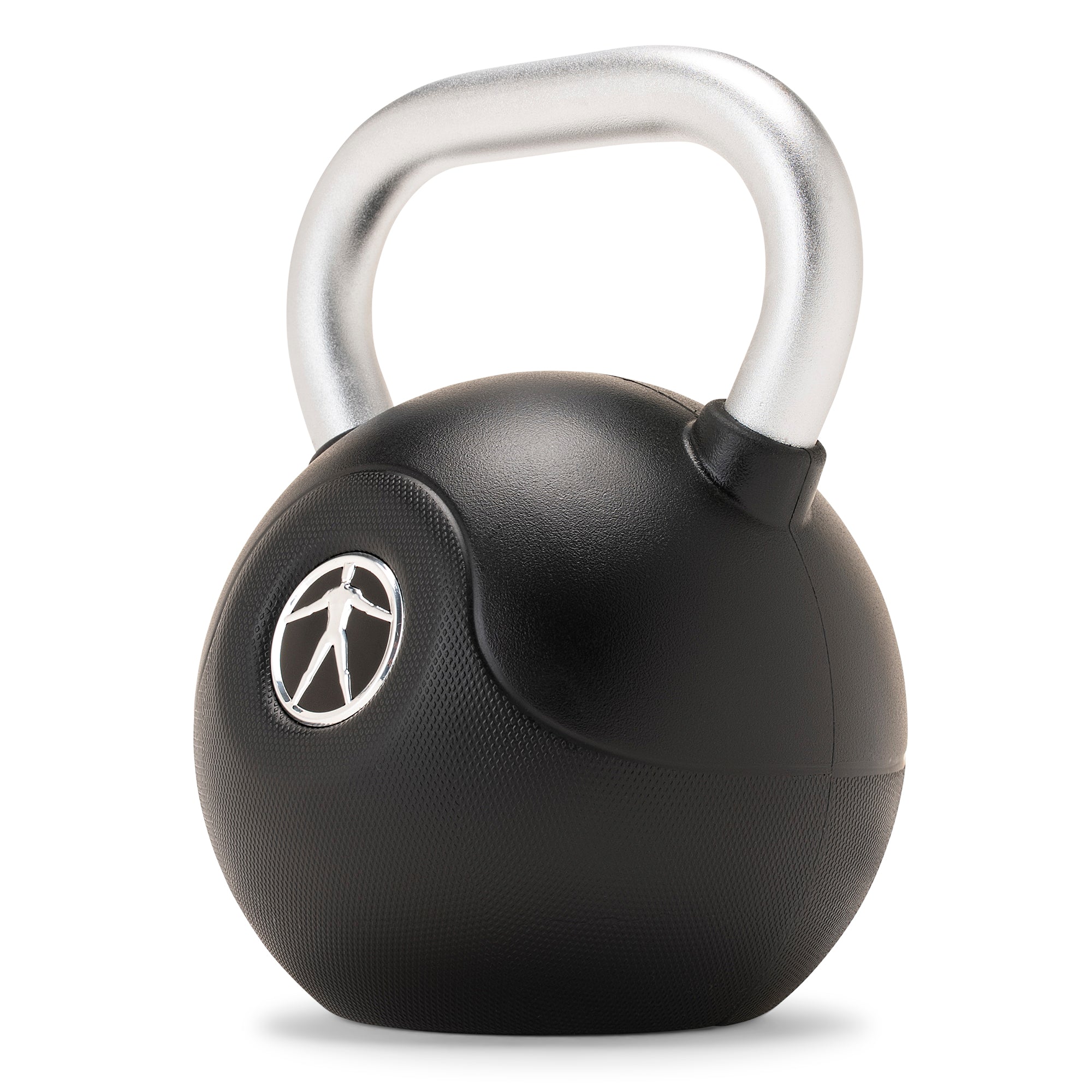 20 lb. Blue PU Kettlebell with Chrome Handle for Home Gym & CrossFit Training | Marcy MCKB 020 BLUE | Perfect for Strength Training, HIIT Workouts & Functional Fitness