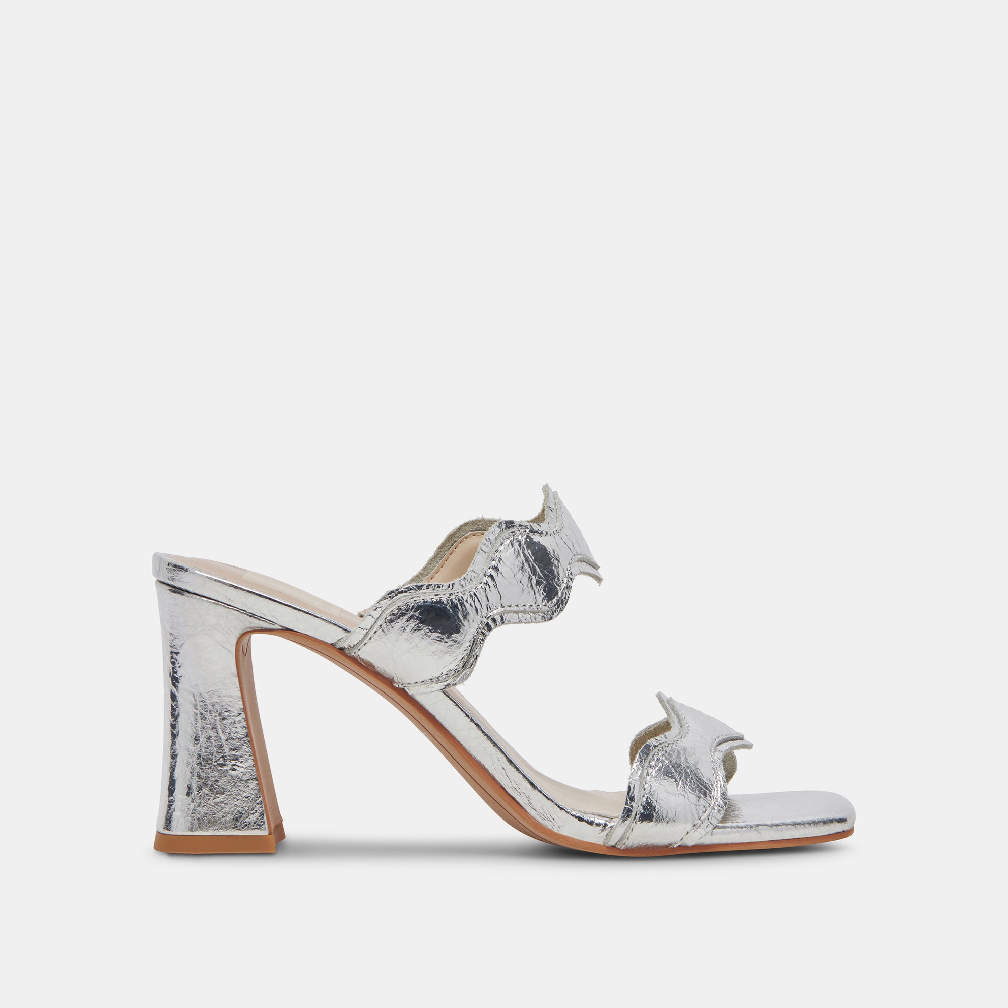 SILVER DISTRESSED LEATHER