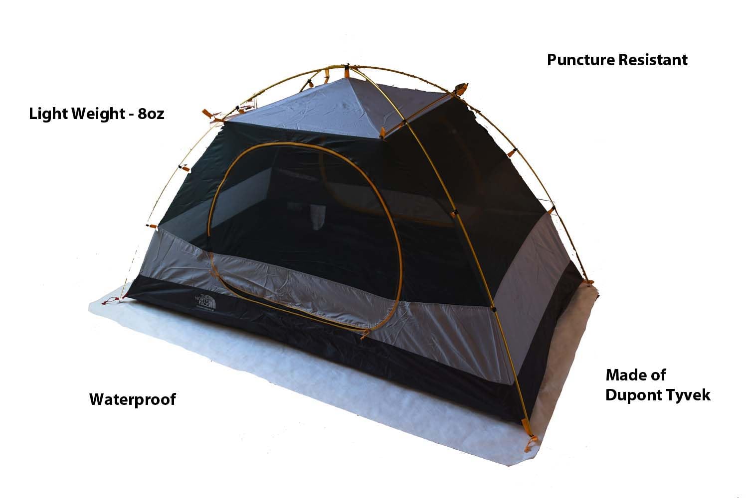 Ultralight Camping Tarp & Backpacking Shelter - Durable Tyvek Sheet, Tent Footprint, Ground Cloth, and House Wrap for All-Weather Protection, Multiple Sizes Available for Hiking, Camping, and Outdoor Adventures