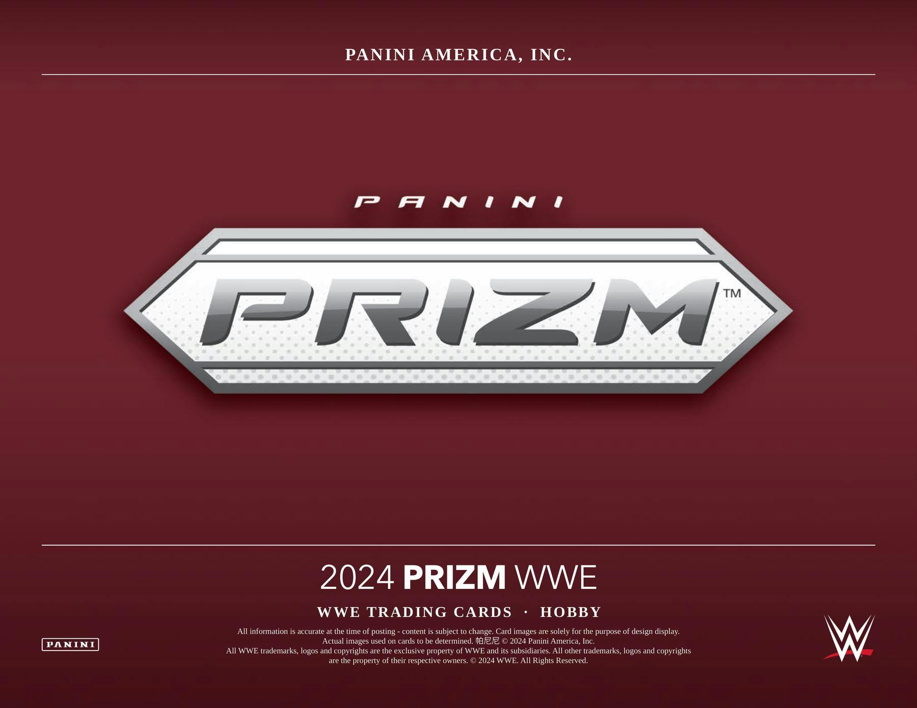 2024 Panini Prizm WWE Wrestling Trading Cards Hobby Box - Collectible Sports Cards for WWE Fans & Card Collectors (Perfect for Trading, Gifts, and Display)