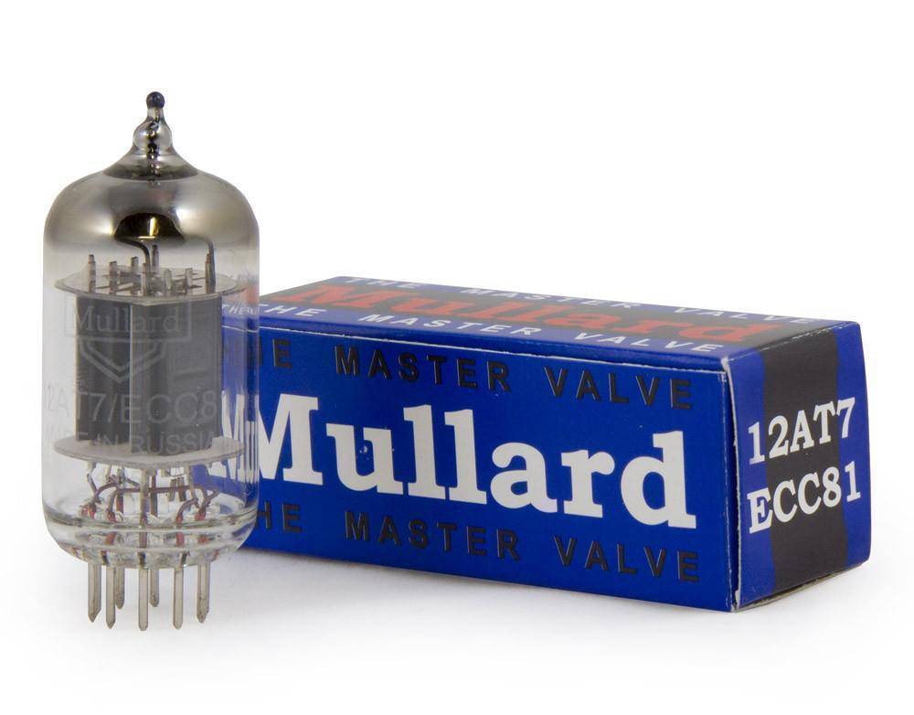 Mullard New Production 12AT7 / ECC81 Vacuum Tube - Premium Audio Amplifier Replacement for Guitar Amps & Hi-Fi Systems - Perfect for Music Studios & Home Theater Setups