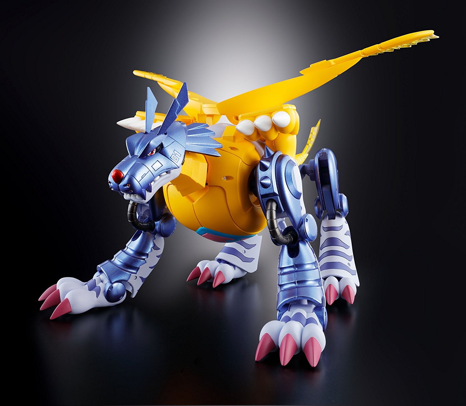 Digivolving Spirits 02 Gabumon to MetalGarurumon Action Figure - Digimon Adventure Collectible Toy for Fans & Display