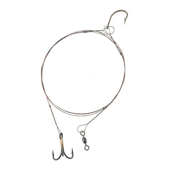 Boone Single Hook & Treble Hook Live Bait Rig - Premium Fishing Gear for Bass, Trout, and Walleye | Perfect for Freshwater and Saltwater Angling