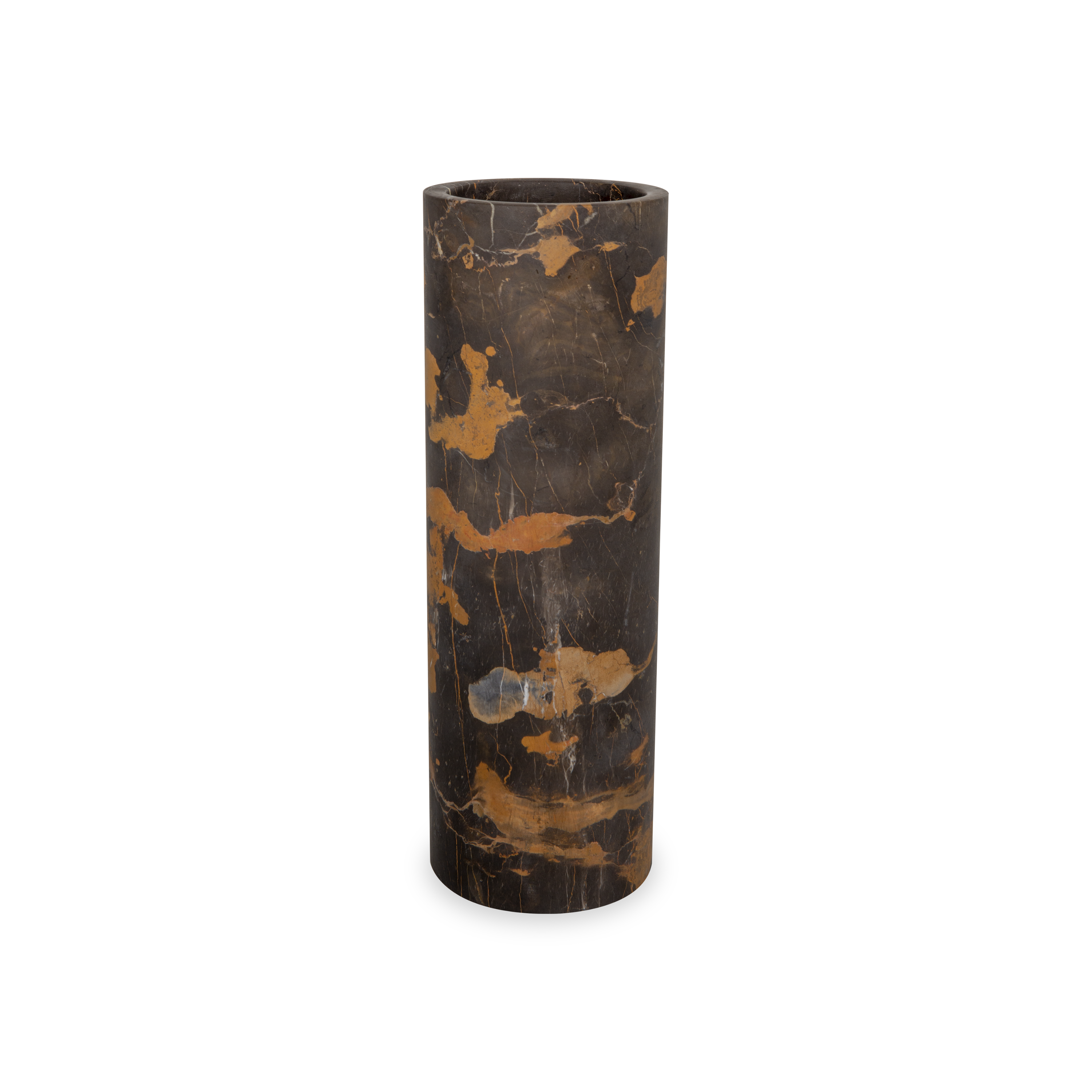Premium Honed Marble Vase - Elegant Home Decor for Living Room, Dining Table & Wedding Centerpieces - Natural Stone Flower Holder for Modern & Classic Interiors