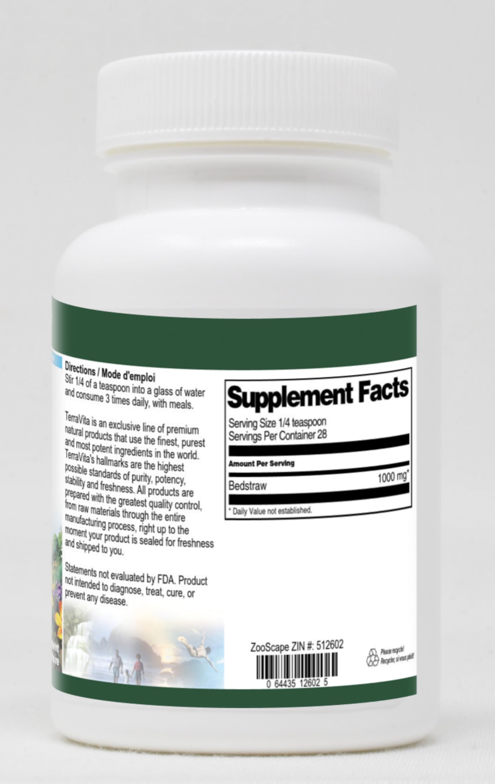 Organic Bedstraw (Cleavers) Powder - 1 oz | Herbal Supplement for Detox & Lymphatic Support | ZIN: 512602 | Perfect for Teas, Smoothies & Natural Remedies