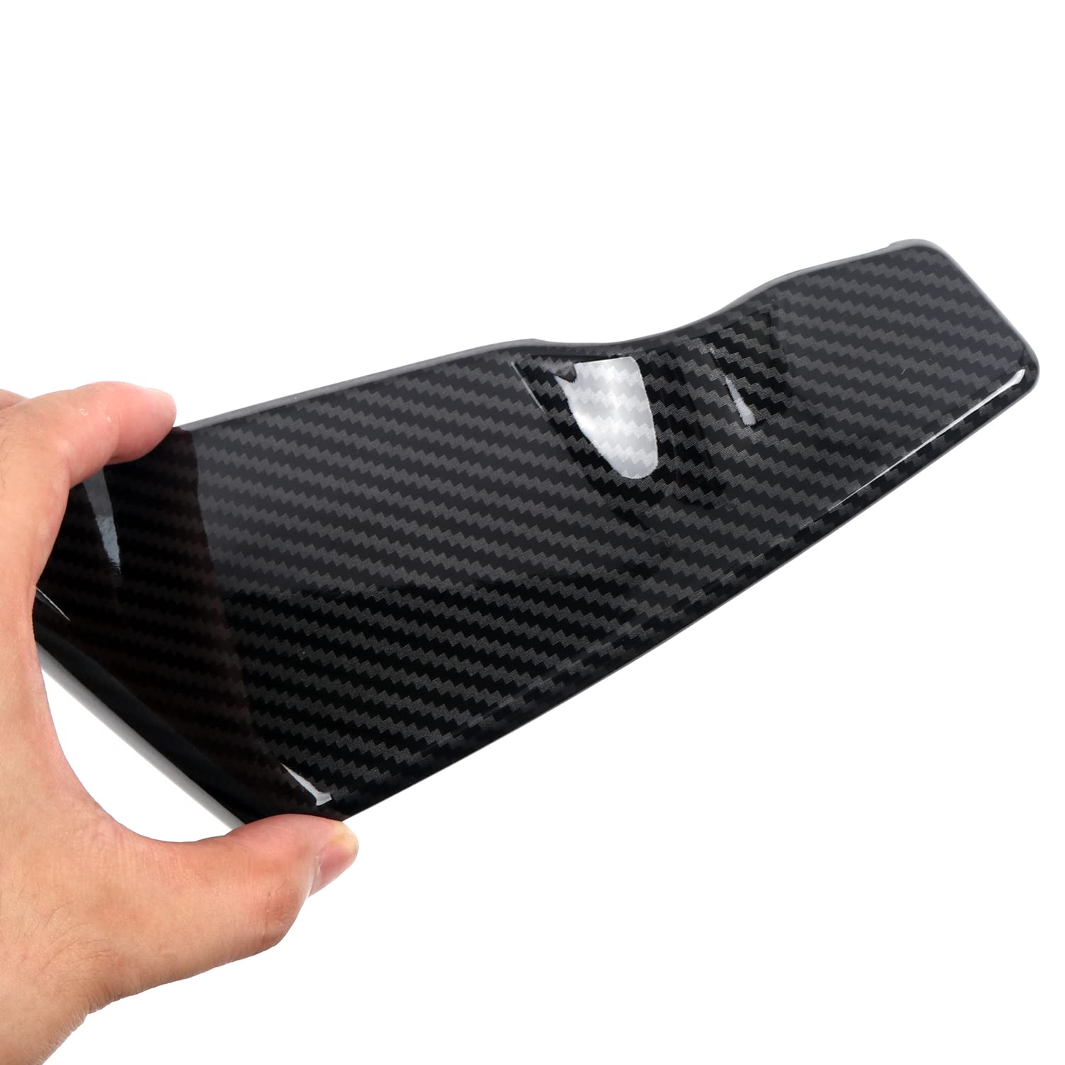 HIGH FLYING ABS Carbon Style Gear Panel Side Strip Cover for Kia EV6 2022-2024 - Interior Accessories & Trim Decoration (LHD Only) - Perfect for Car Customization & Protection