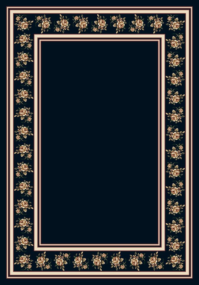 Rosalie Sapphire Round Area Rug 7'7