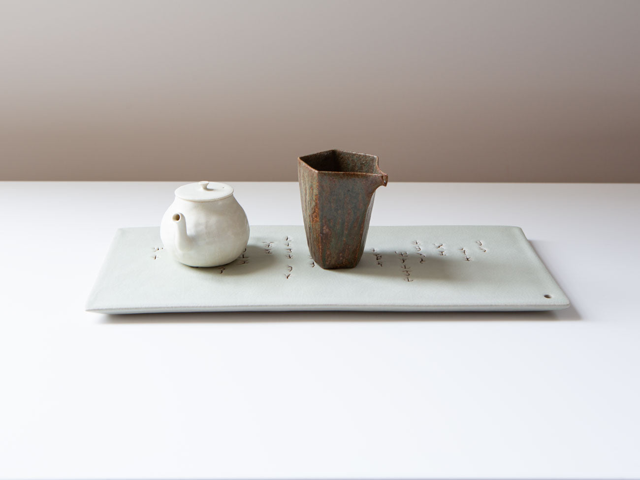 White Medium Oracle Tray - Perfect for Home Decor, Office Organization & Spiritual Practices | Elegant & Functional Storage Solution