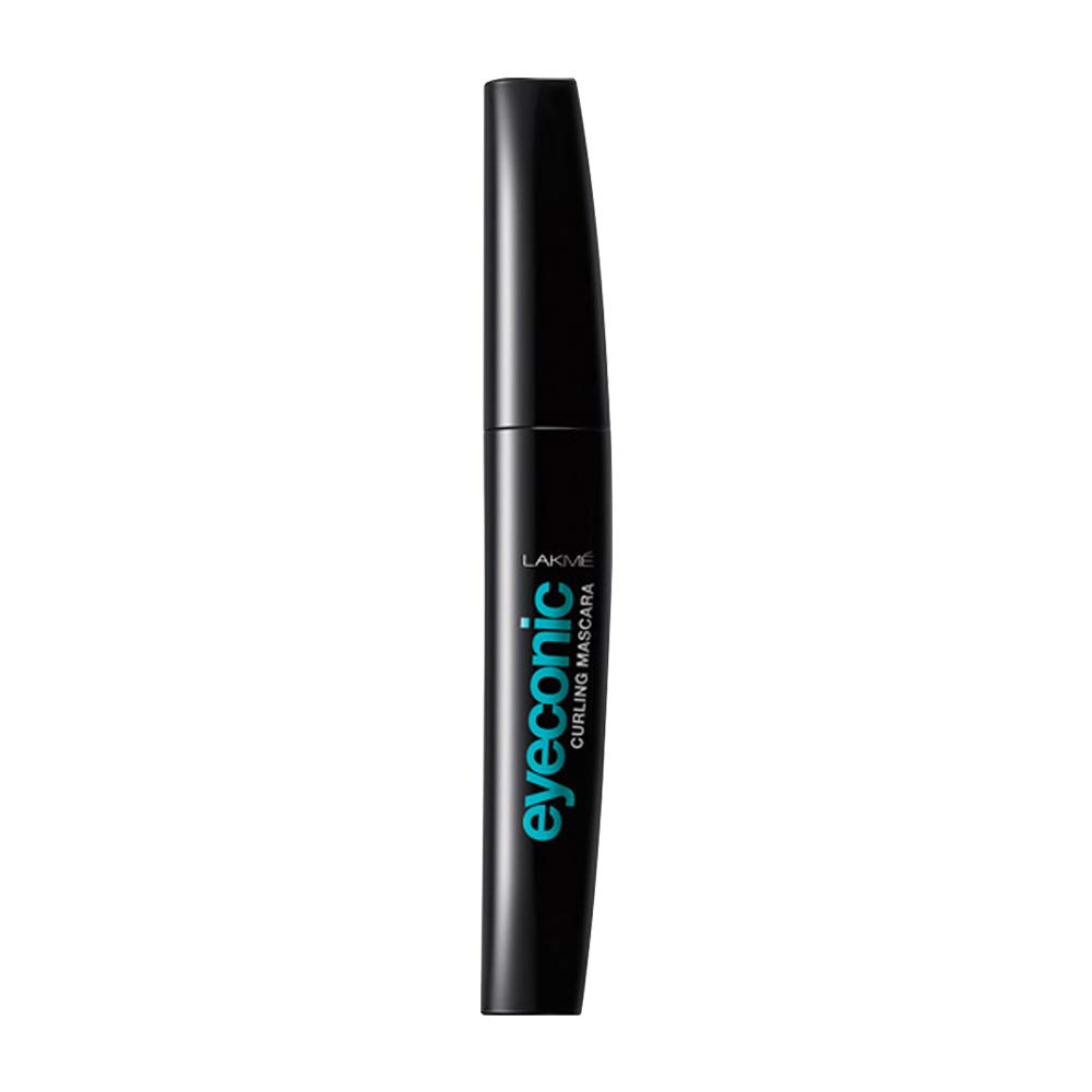 Lakmé Eyeconic Lash Curling Mascara - Black (9ml) & Lakmé Invisible Finish SPF 8 Foundation - Shade 01 (25ml) | Volumizing Mascara & Lightweight Foundation for Everyday Glam | Perfect for Date Night & Office Makeup Looks