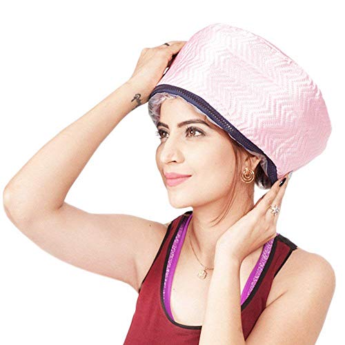 Harikrupa Mall Thermal Hair Spa Cap with Beauty Steamer - Nourishing Heating Treatment Cap for Women | Deep Conditioning, At-Home Hair Care & Salon-Style Steam Therapy