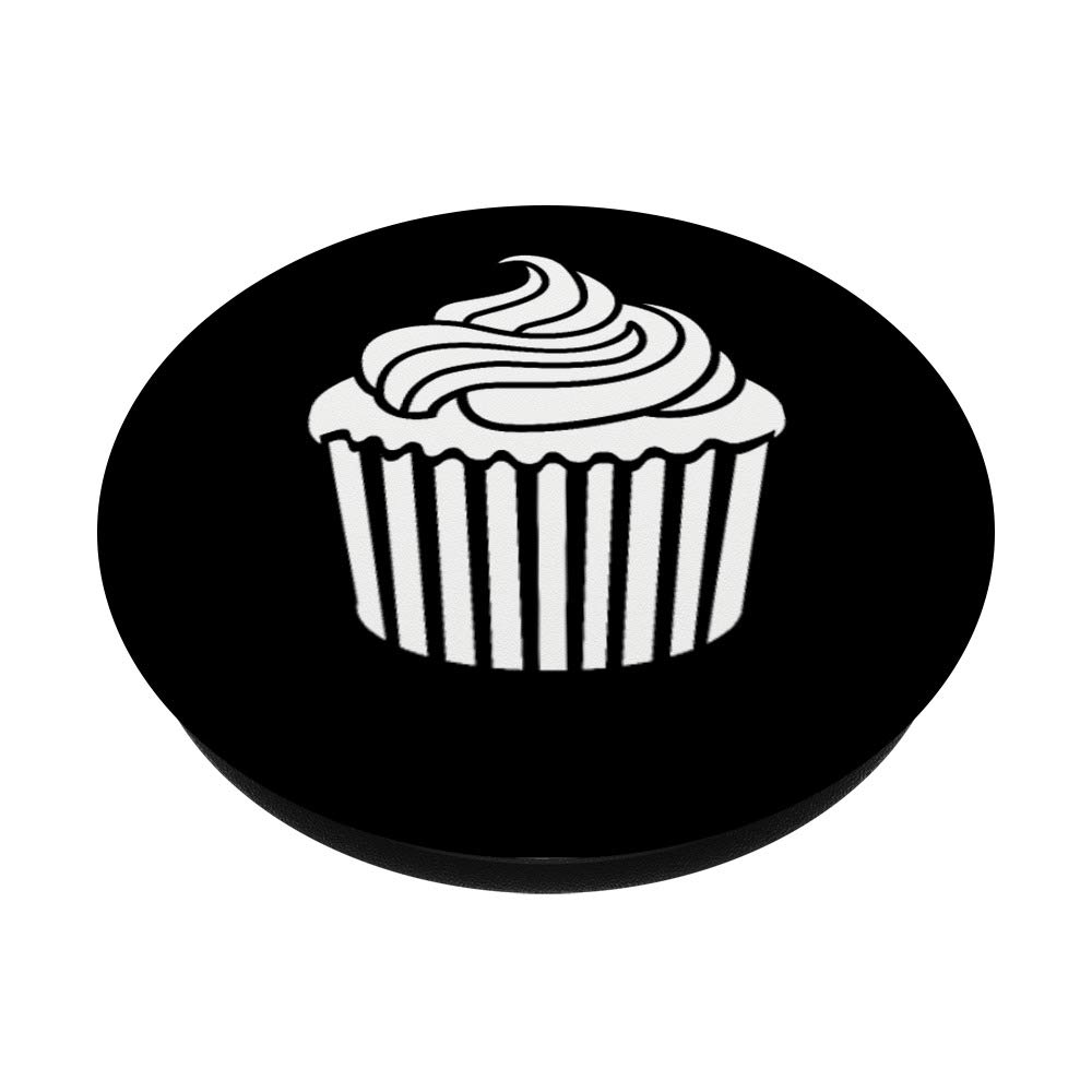 Frosted Cupcake PopSockets Phone Grip & Stand for iPhone, Samsung, Tablets - Perfect for Baking Enthusiasts & Sweet Treat Lovers