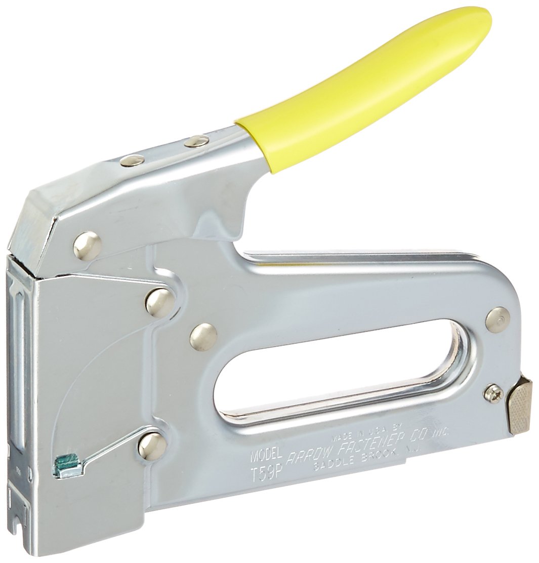 Arrow Fastener 091-T59 Heavy Duty Wire & Cable Staple Gun - Professional Upholstery, Insulation & Electrical Wiring Tool for Home Improvement and DIY Projects
