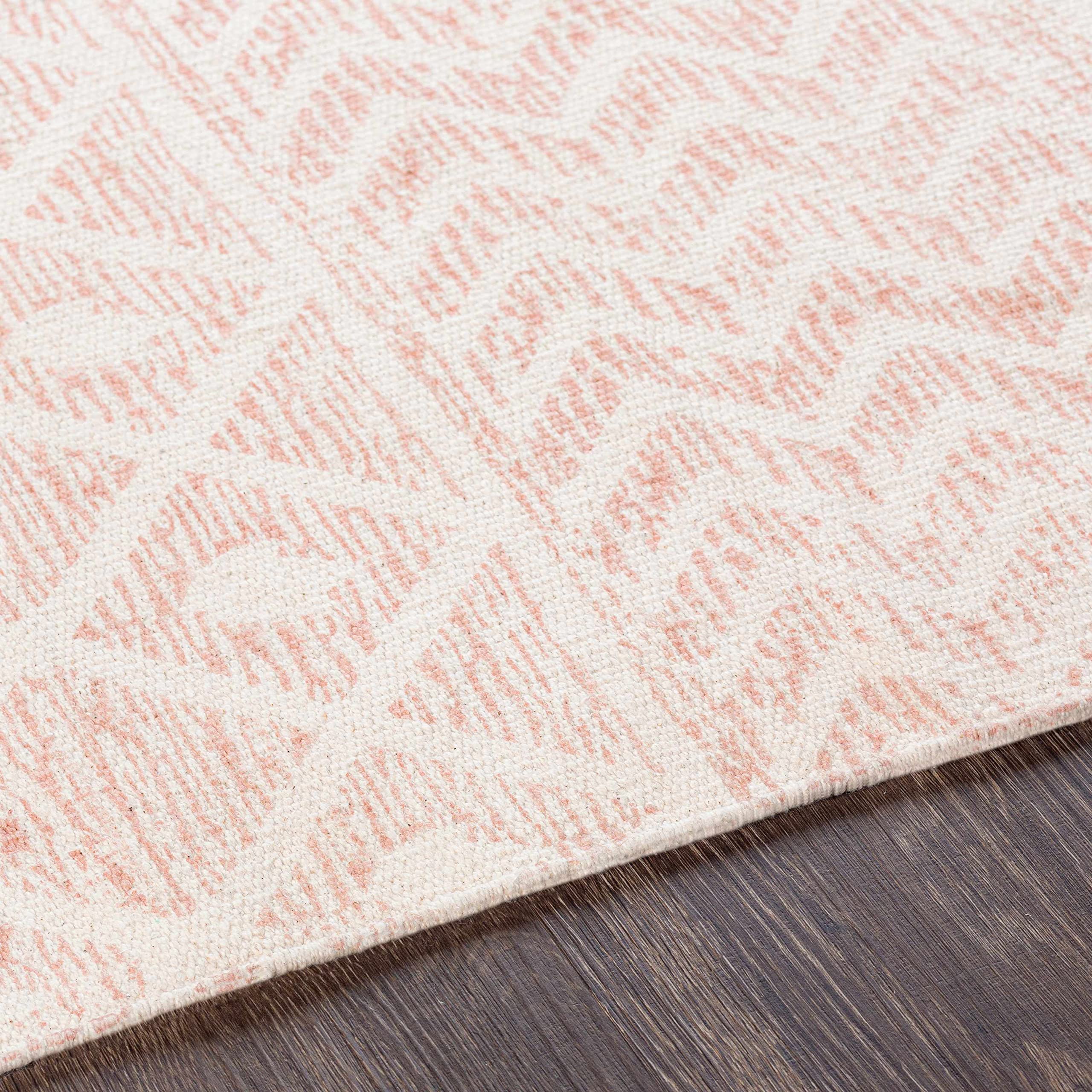 Bohemian Transitional Dark Pink & Beige Hauteloom Beaverlodge Area Rug 9'x12' - Perfect for Living Room & Bedroom Decor