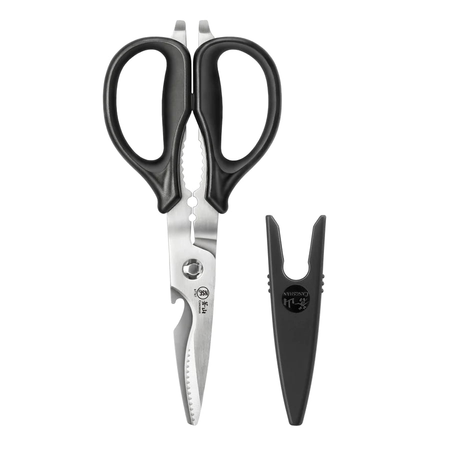 Heavy Duty Utility Shears - Professional Grade Stainless Steel Scissors for Cutting Fabric, Leather, Cardboard | Perfect for Sewing, Crafts, DIY Projects & Home Use