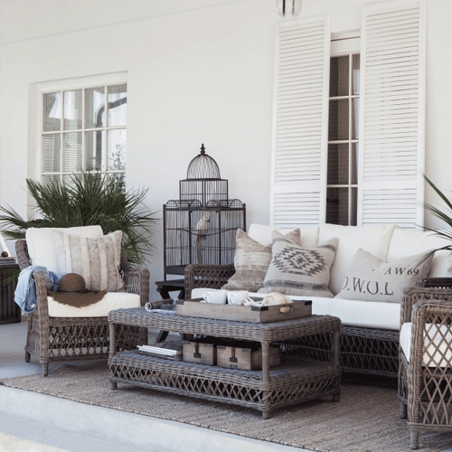 Artwood Marbella Outdoor Coffee Table - Weather-Resistant, Durable Patio Furniture for Garden, Poolside & Backyard Relaxation
