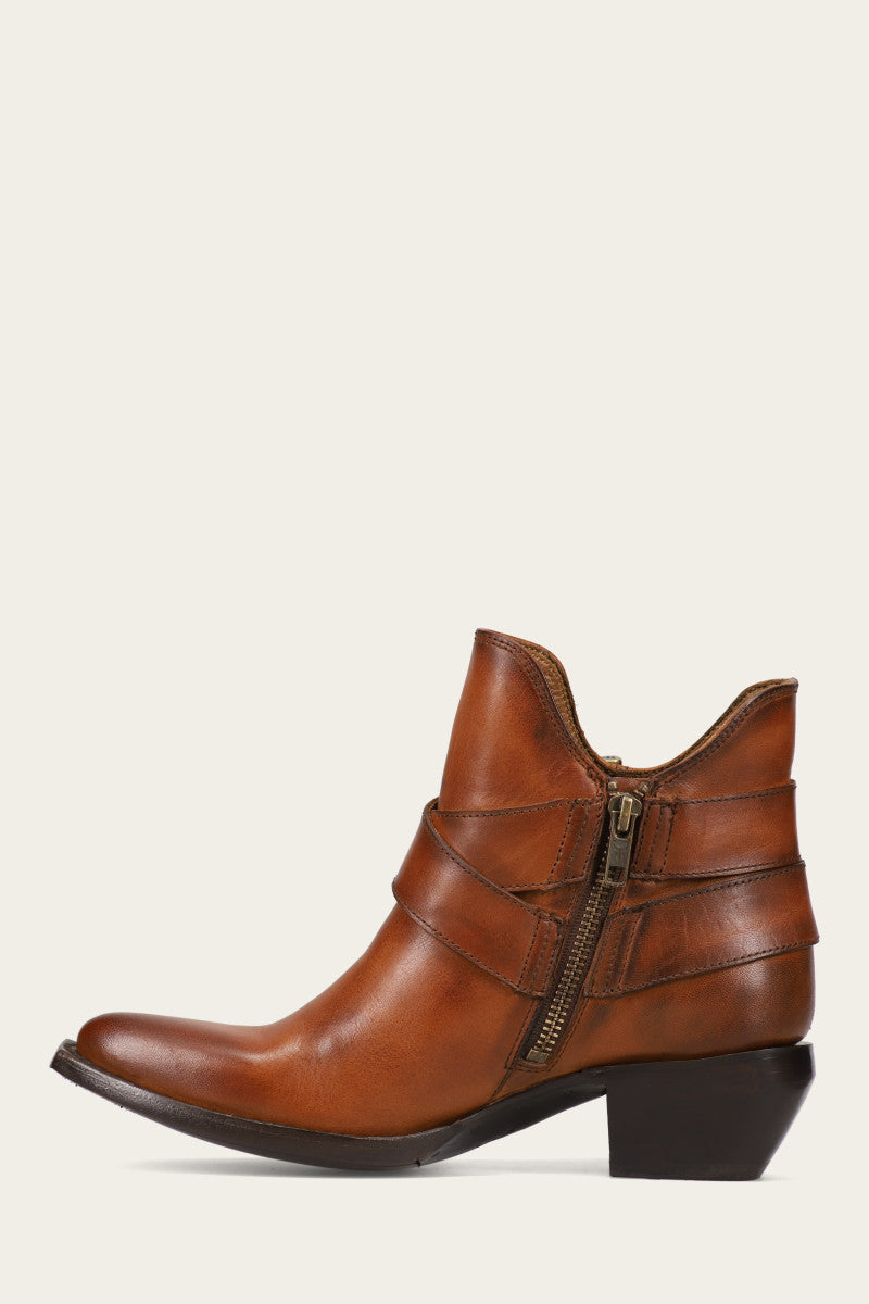 Sacha Multi Strap Ankle Boots for Women - Stylish Comfortable Block Heel Booties for Fall & Winter | Perfect for Office, Party & Date Night Outfits
