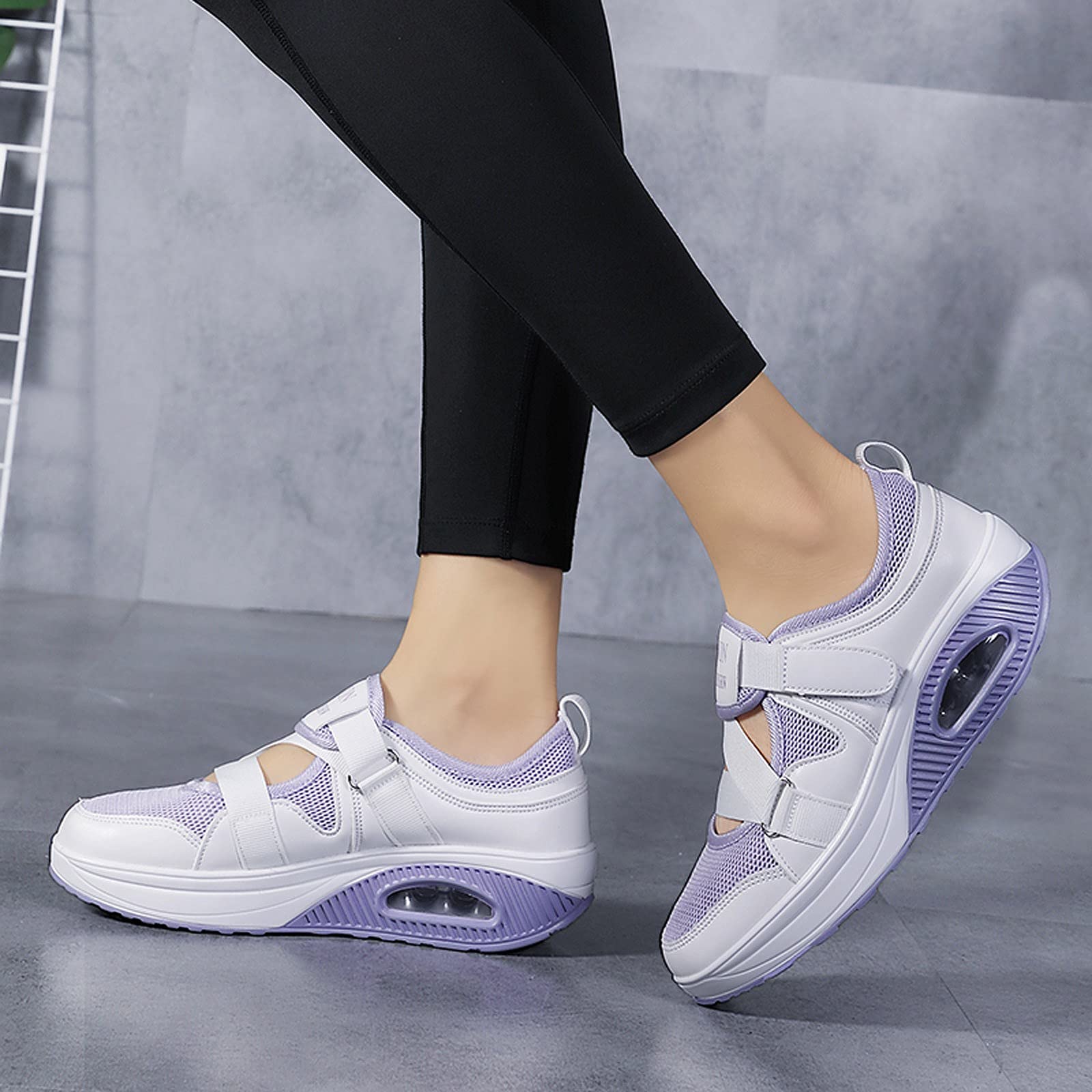 Women's Slip-On Walking Shoes - Breathable Athletic Sneakers for Casual, Workout, Gym & Tennis | Comfortable for All-Day Wear & Outdoor Activities