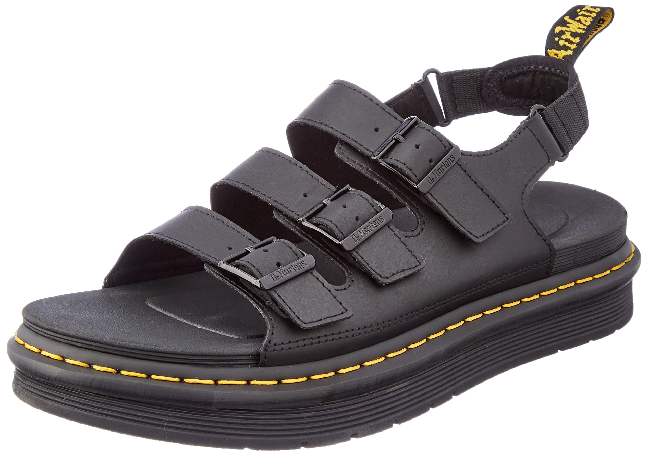 Dr. Martens Men's Strap Sandals - Classic Leather Comfort Footwear for Casual & Summer Outfits | Perfect for Beach, Travel & Everyday Wear