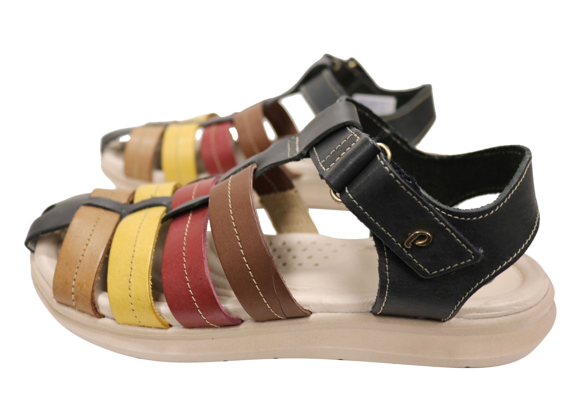 Nancy Women's Comfortable Leather Sandals - Handmade in Brazil - Casual Summer Walking Shoes for Beach, Vacation & Everyday Wear