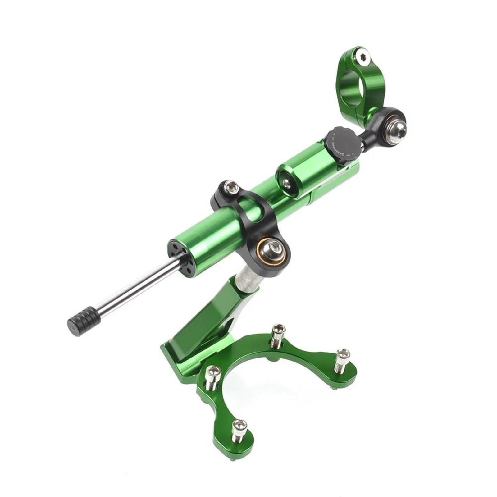 Carbon Fiber Motorcycle Steering Damper Stabilizer for Kawasaki Z900 (2017-2023) - Gold Mount Bracket Support Kit | Improves Handling & Reduces Vibration for Street & Track Riding