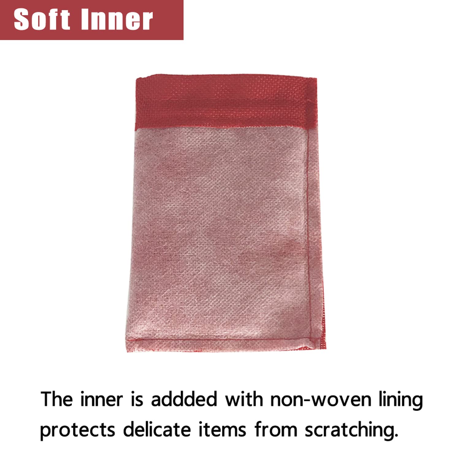 50Pcs Red Burlap Drawstring Bags 2.7x3.5 Inch - Natural Jute Gift Bags Bulk for Christmas Wedding Party Favors, Jewelry Packaging & Candy Pouches - Perfect for DIY Crafts, Holiday Decorations and Small Gift Wrapping