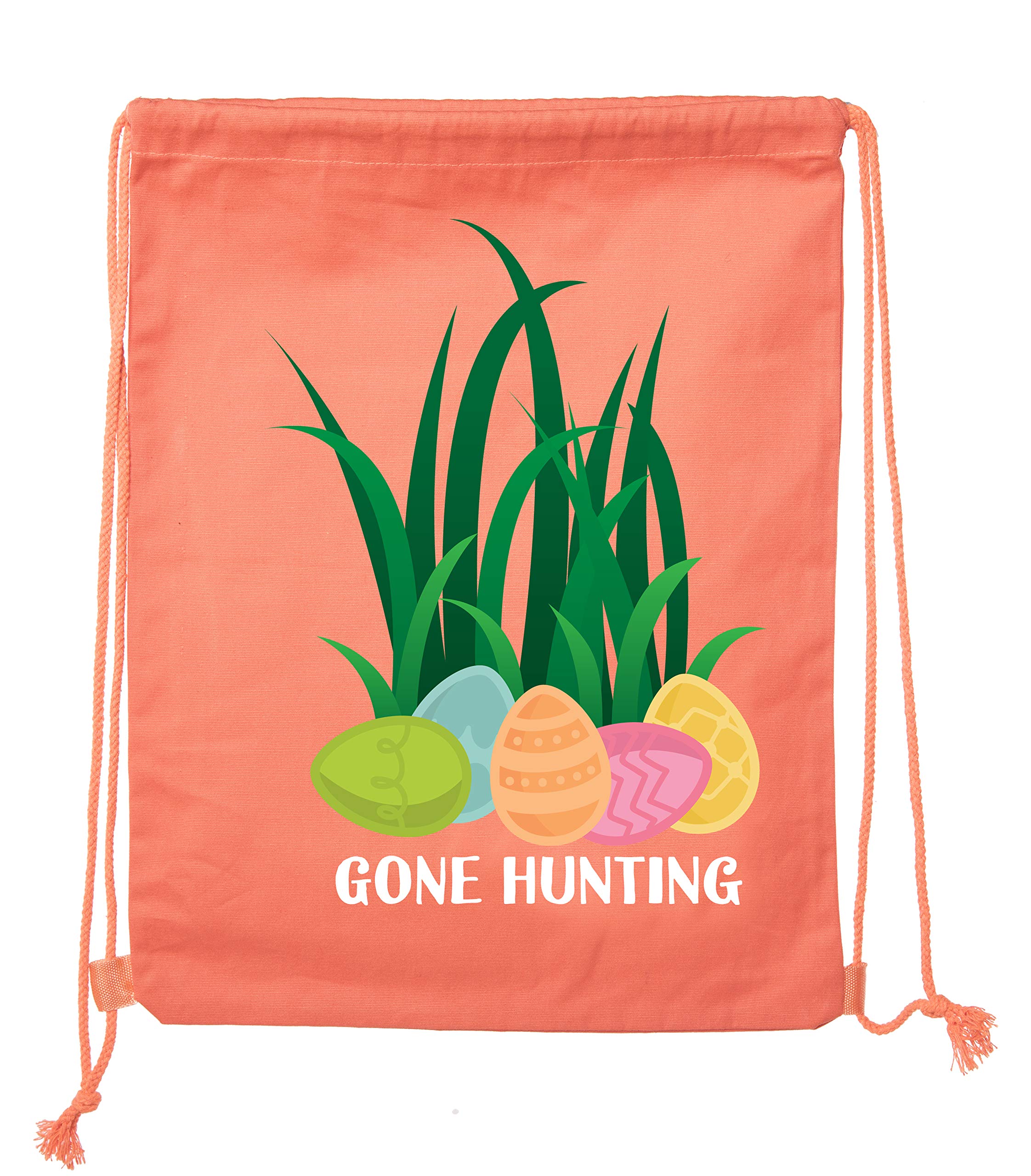Easter Basket Backpack - Bulk Cotton Drawstring Cinch Bags for Easter Bunny Gifts, Party Favors, Egg Hunt & Spring Celebrations