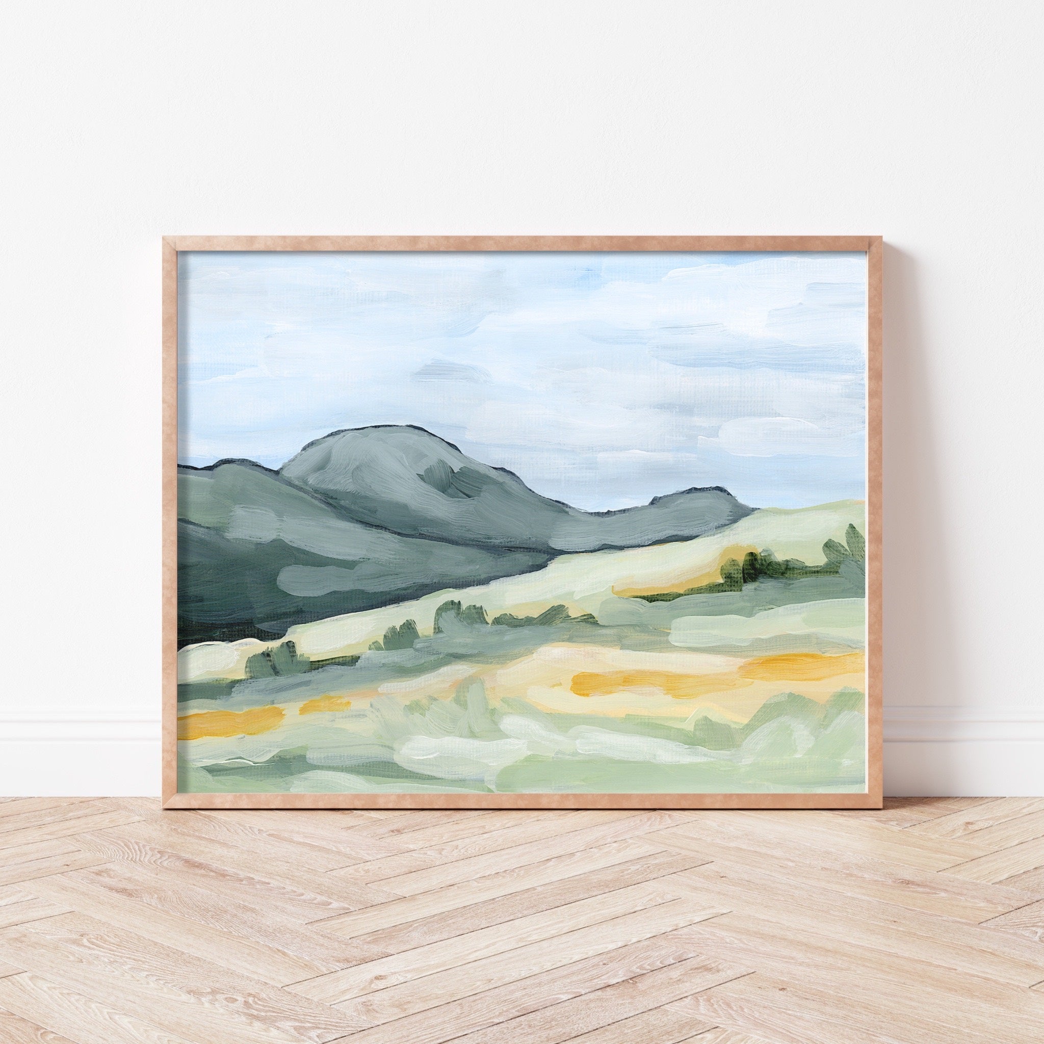 Engineer Mountain Art Print - Premium Wall Decor for Home, Office & Gifts | Scenic Landscape Painting for Living Room, Bedroom & Workspace