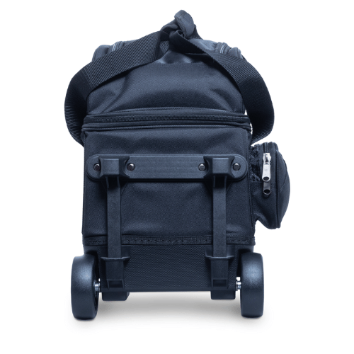 Brunswick Zone Single Roller Black Bowling Bag - Durable & Lightweight for League Play & Practice | Perfect for Travel & Tournaments