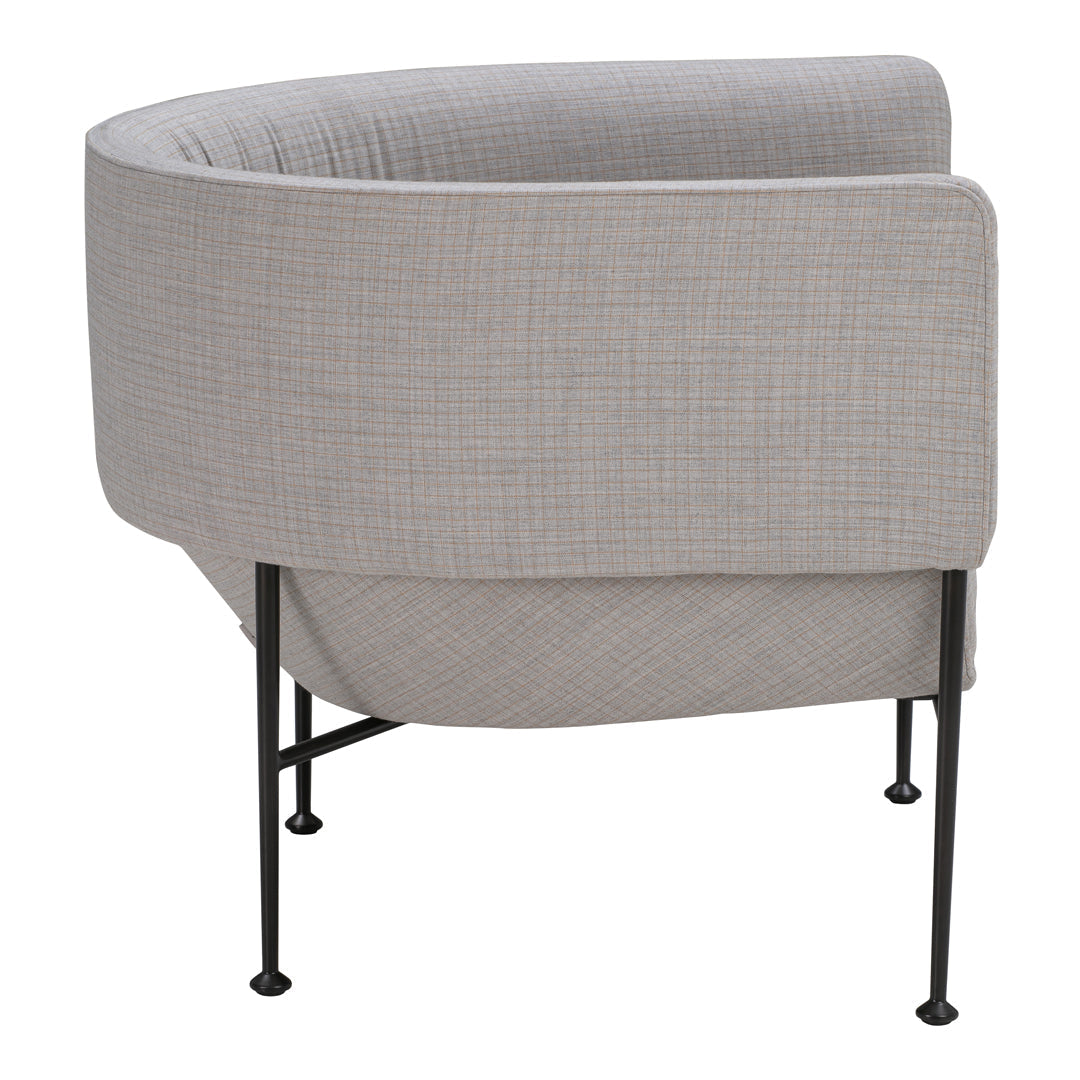 Modern Accent Lounge Chair with Collar Design - Stylish Comfort for Living Room, Bedroom, or Office - Perfect for Relaxing, Reading & Decorating Your Space