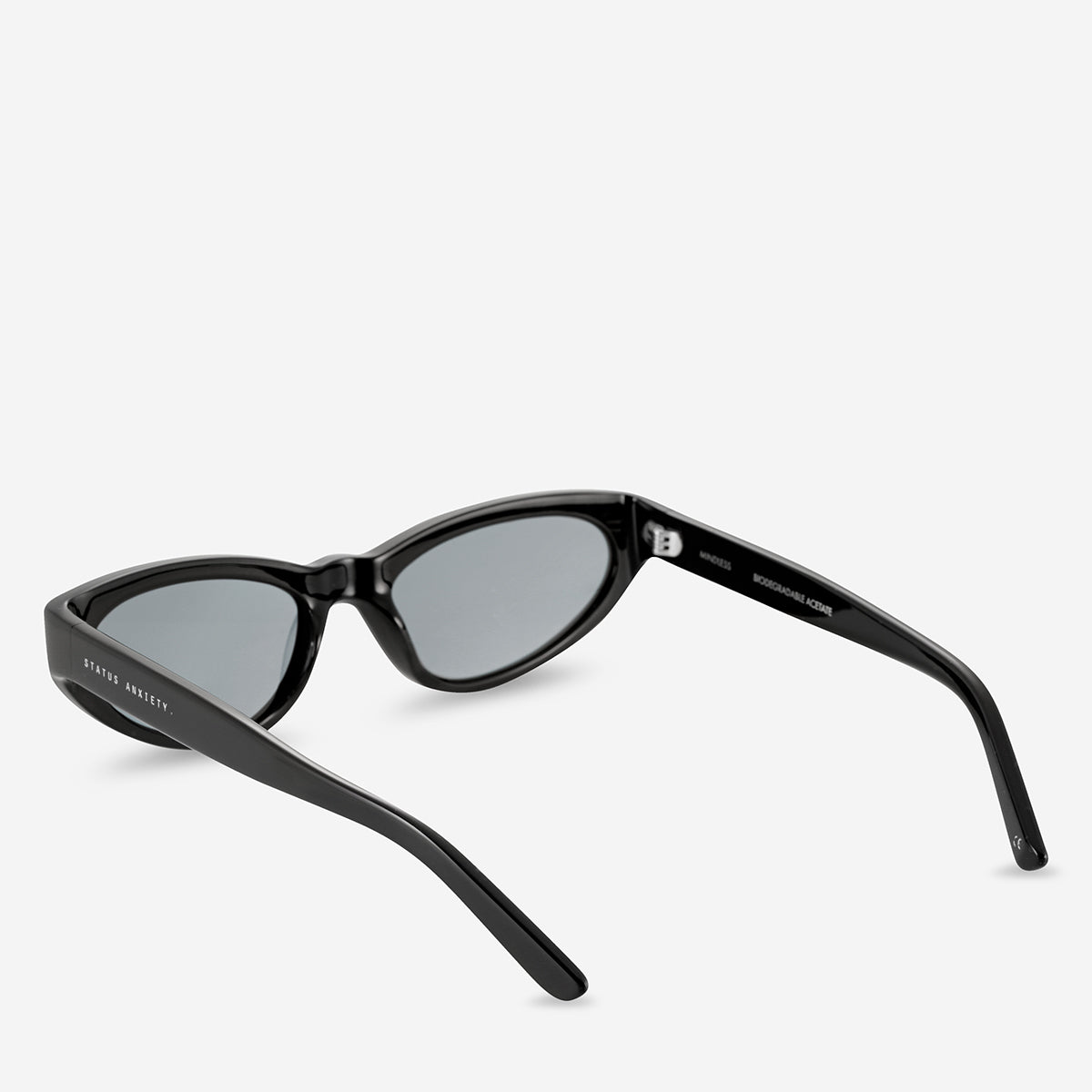 Mindless Sunglasses for Men & Women - Classic Black UV Protection Shades for Outdoor Activities, Driving, and Beach Vacations