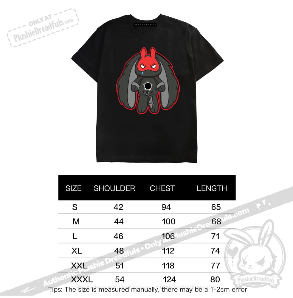 PTSD Bunny Graphic T-Shirt - Comfortable Cotton Tee for Mental Health Awareness & Support - Perfect for Casual Wear, Fundraisers, and Advocacy Events