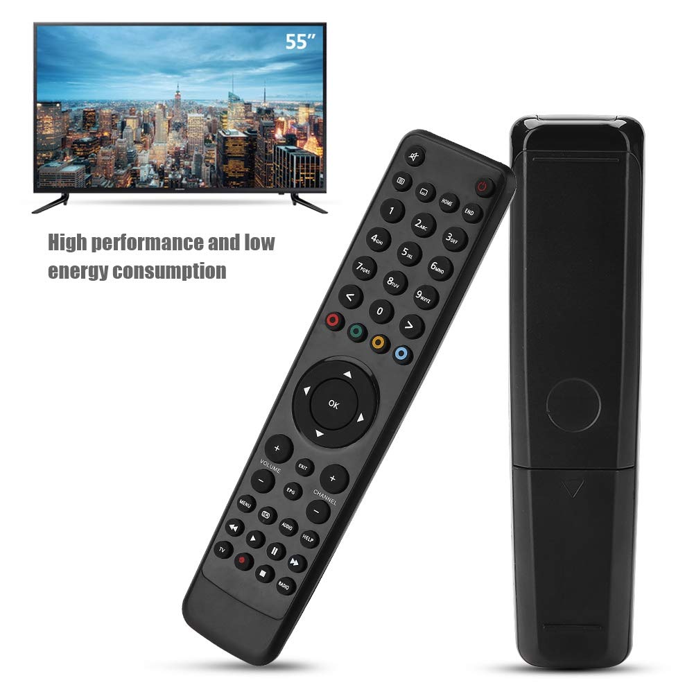 Original Universal TV Set Top Box Remote Control Replacement for VU+ Box VU+ 2, VU+ Ultimo & More - Compatible with Streaming Devices & Home Entertainment Systems
