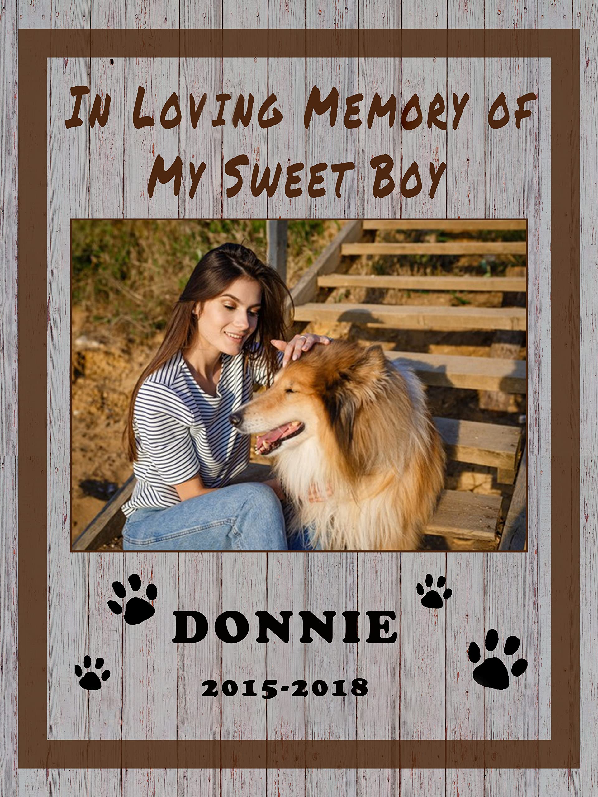 Custom Sympathy Blanket with Dog Pictures & Name - Personalized Memorial Gift for Grieving Pet Owners & Kids | Comforting Keepsake for Pet Loss, Dog Remembrance, Healing After Losing a Beloved Pet