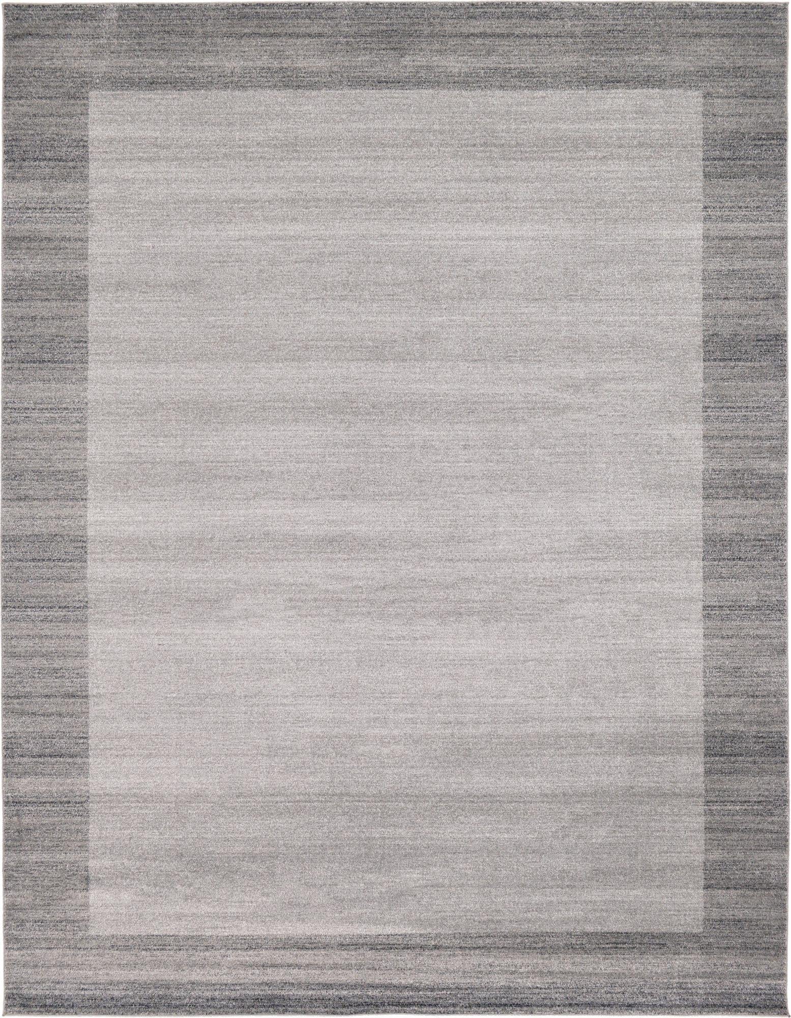 Angelica Collection 10' x 13' Light Gray Area Rug - Soft Medium Pile Living Room Carpet for Large Spaces, Dining Rooms & Open Floor Plans | Durable & Stylish Home Decor