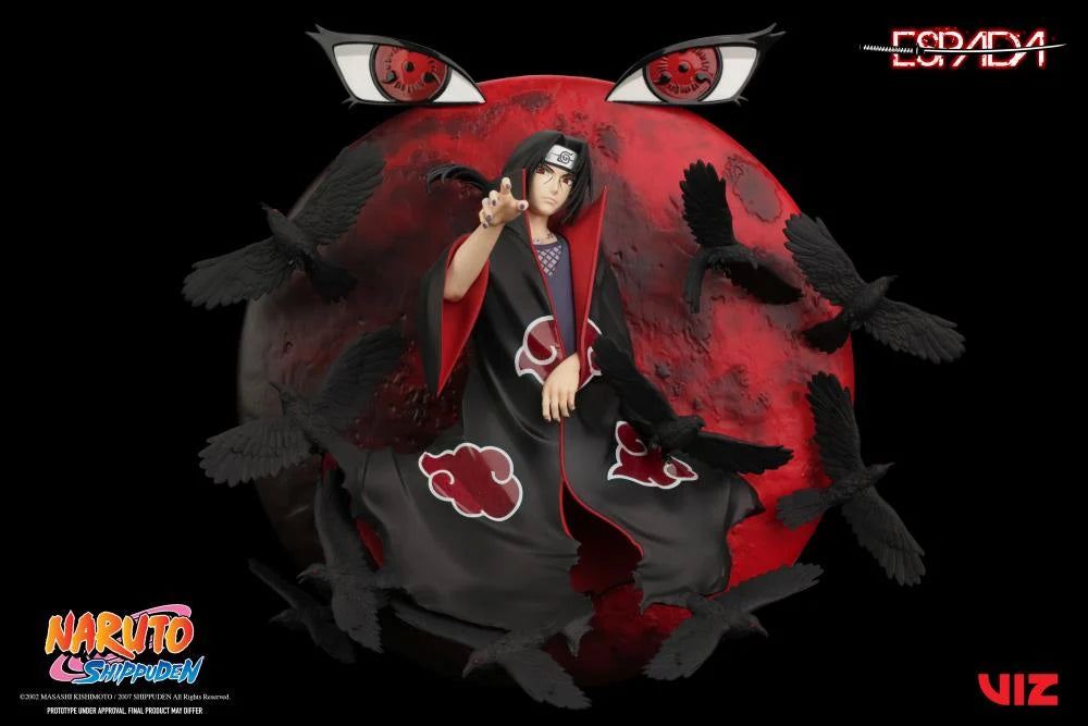1/8 Scale Itachi Uchiha Wall Statue Figure from Naruto Shippuden - Anime Collectible for Home Decor, Office Display & Gift for Anime Fans