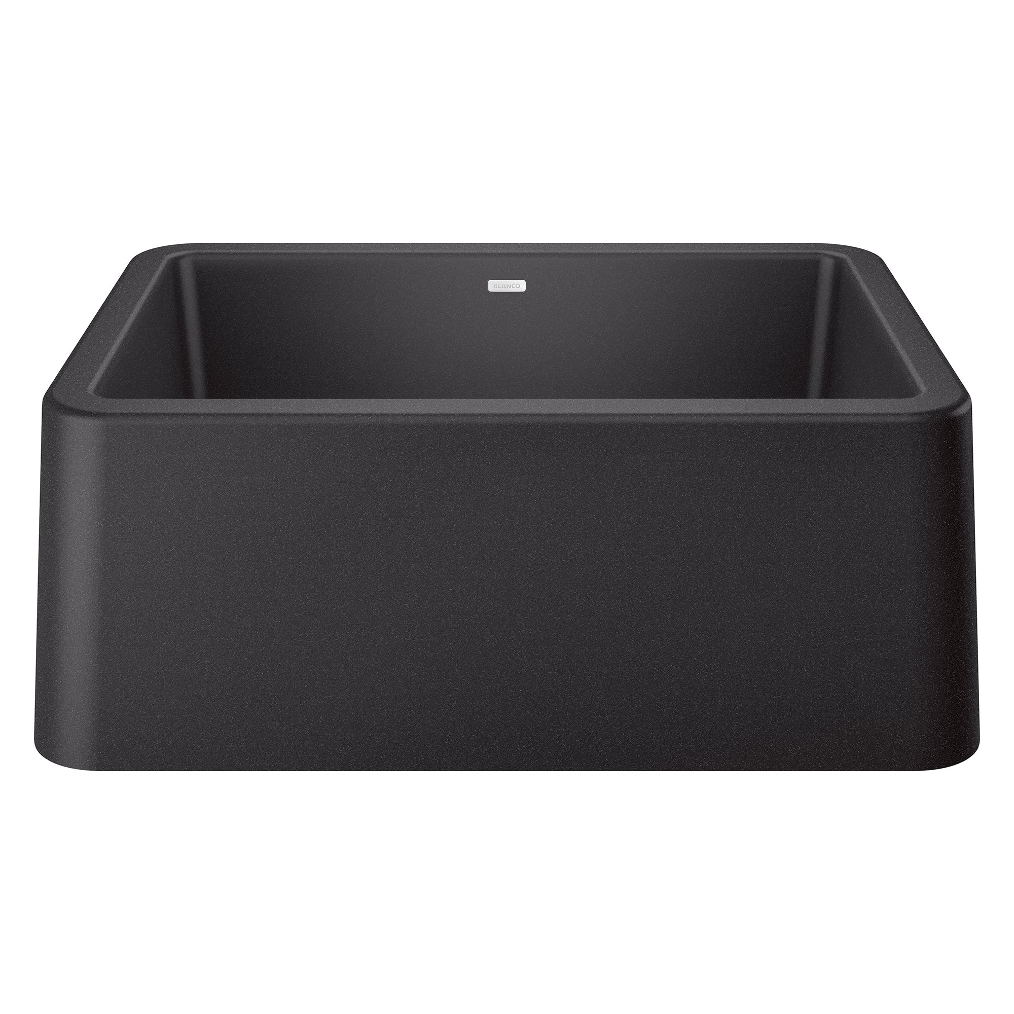 BLANCO IKON 27 SILGRANIT Single Bowl Farmhouse Kitchen Sink - Durable Stain-Resistant Composite Granite for Modern Farmhouse & Rustic Style Kitchens, Perfect for Cooking, Baking & Entertaining