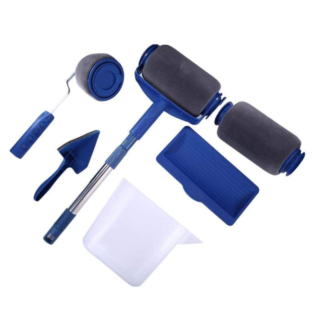6-Piece Paint Roller Set - Multi-Functional Wall Painting Brushes for Home Decoration & DIY Projects - Perfect for Interior Walls, Ceilings, Furniture & Craft Painting (3/5/6/7/8 PCS Options Available)