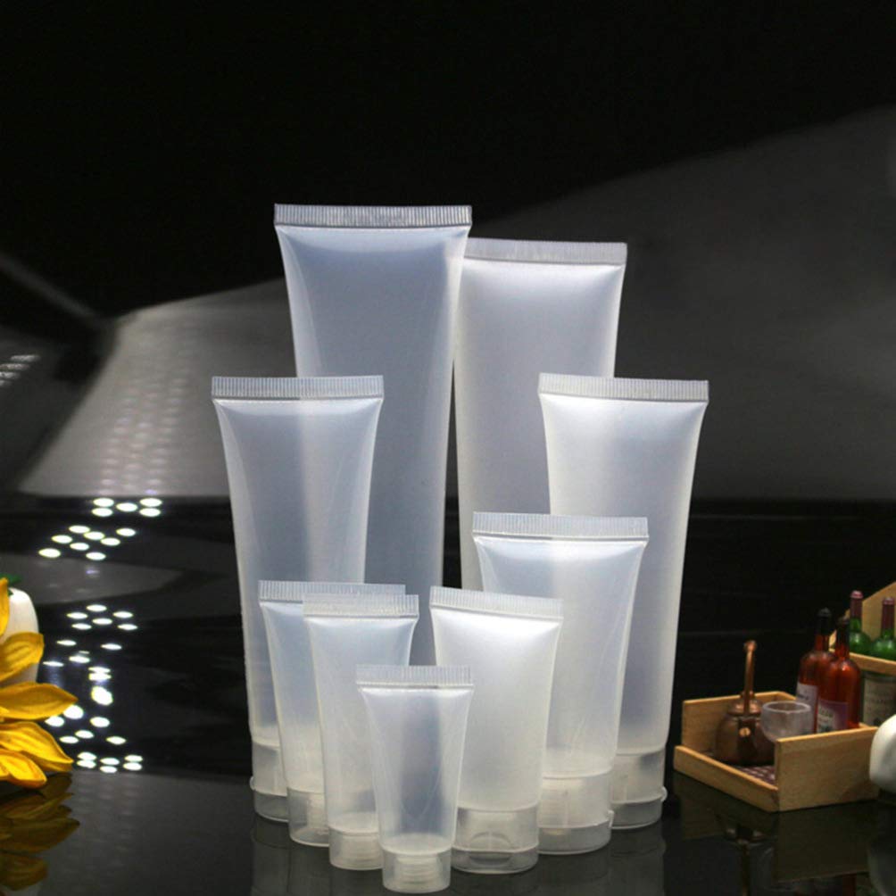 Yarnow 5-Piece Travel Bottle Set for Shampoo, Conditioner & Lotion | Leak-Proof TSA Approved Toiletry Containers | Perfect for Air Travel, Gym & Vacation Essentials