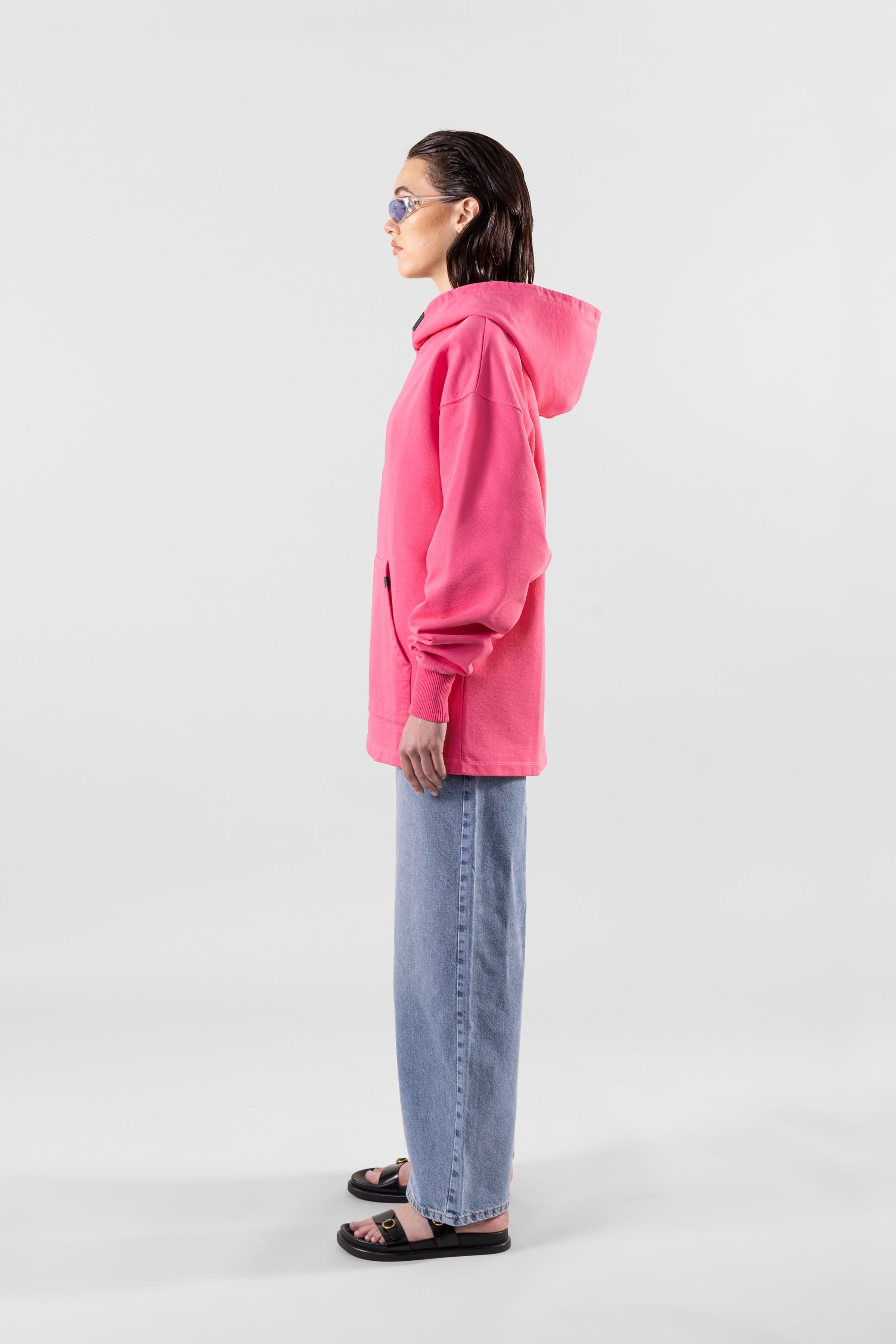 88 RAVERS Hoodie - Washed Acid Pink | Unisex Streetwear Fashion | Perfect for Rave Parties, Music Festivals & Urban Street Style