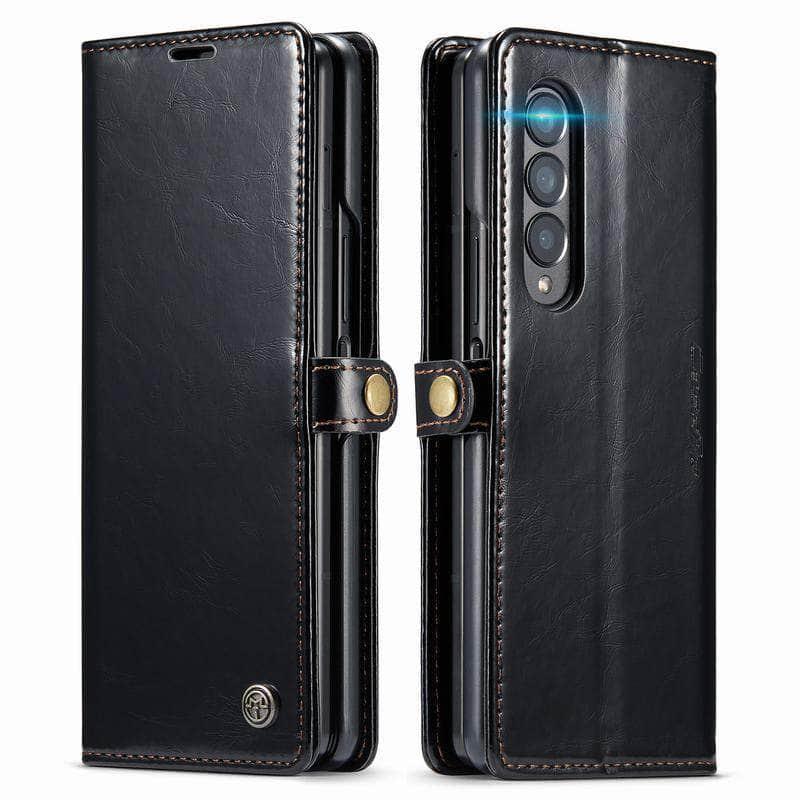 Samsung Galaxy S23 Plus Leather Flip Wallet Case with Card Holder & Kickstand - Slim Protective Cover for Everyday Use & Travel