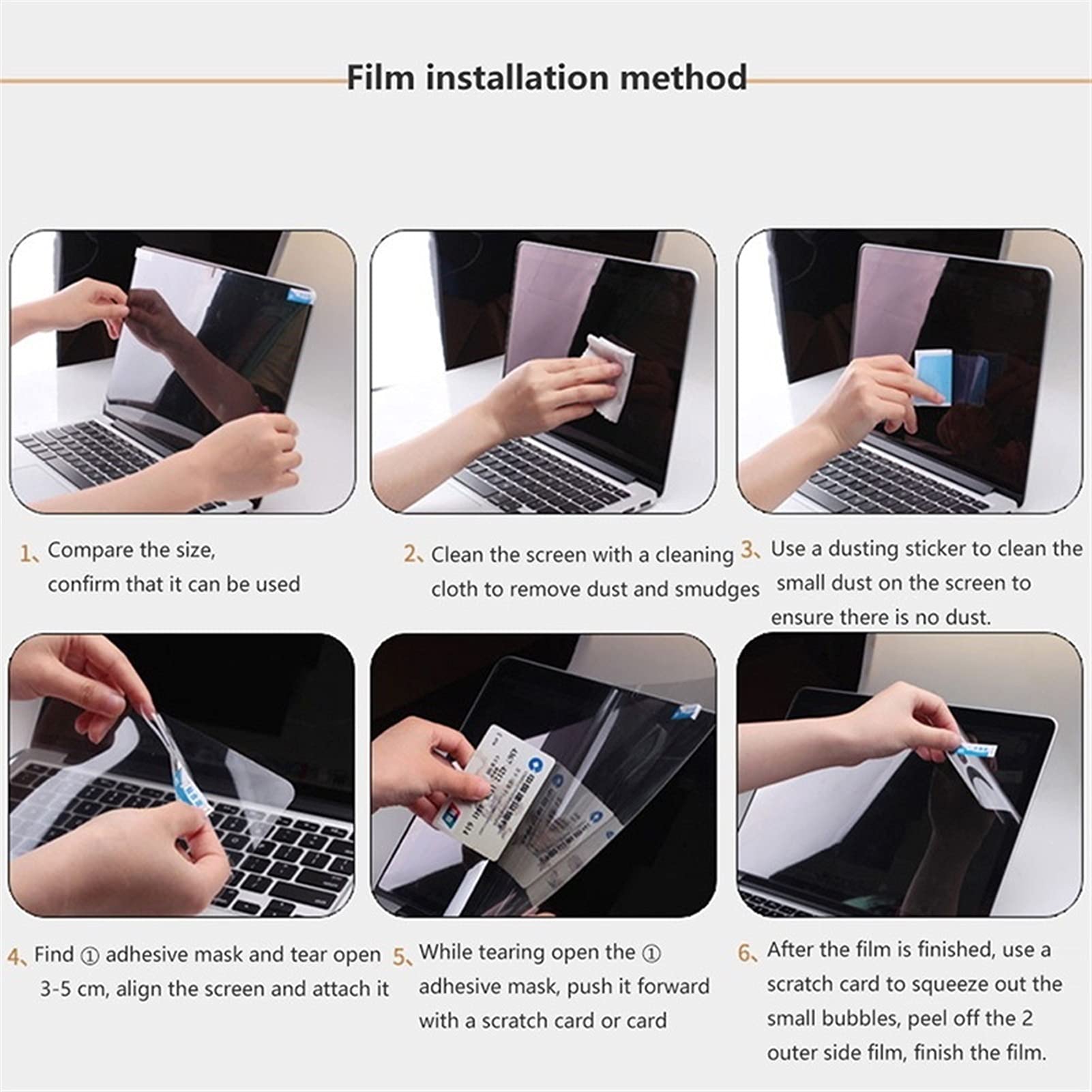 Huawei MateBook D15 & Honor MagicBook 15 Laptop Screen Protector - Anti-Scratch, HD Clear, Bubble-Free Protection for Work & Entertainment