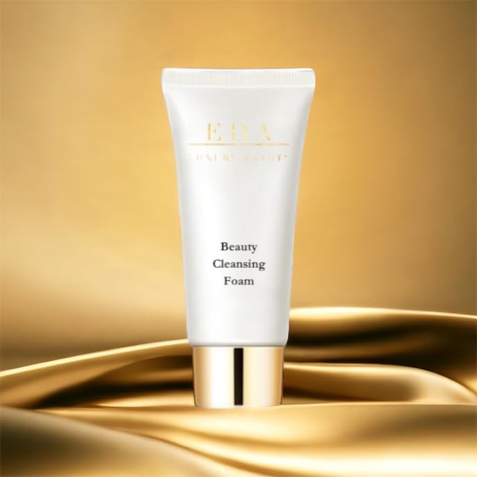 Luxe Diamond Caviar Beauty Cleansing Foam - Anti-Aging Face Wash with Caviar Extract & Collagen, Hydrating Daily Cleanser for Wrinkles & Pore Tightening, Vegan & Paraben-Free - Perfect for Morning & Night Skincare Routine
