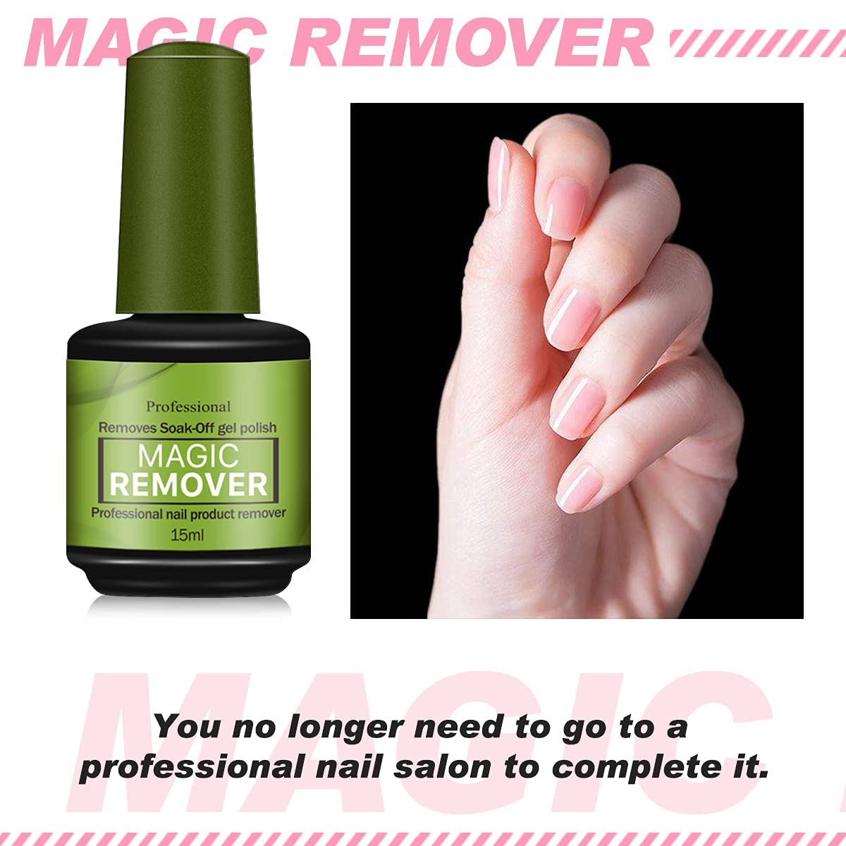 **Professional My Colors Gel Nail Polish Remover – Fast & Easy Soak-Off in 2-5 Minutes, No Foil or Wrapping Needed – Perfect for Salon & At-Home Manicures**    *(Use Case: Ideal for quick gel polish removal at home, salon professionals, and DIY nail enthusiasts.)*