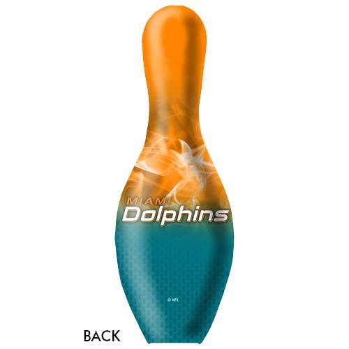 Miami Dolphins NFL Bowling Pin - Officially Licensed Collectible for Fans, Tailgating & Game Day Decor - Perfect for Sports Memorabilia Displays & Gifts